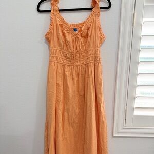 Old Navy Peach Orange Sundress